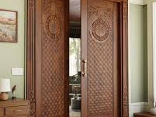 Double Wooden Door Entrance With Designer Doors Rate in Coimbatore
