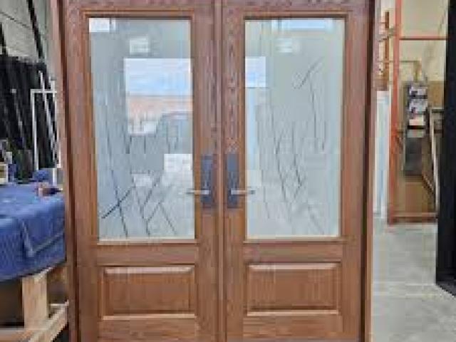 Wood Finish Fiberglass Double Doors Price in coimbatore